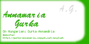 annamaria gurka business card